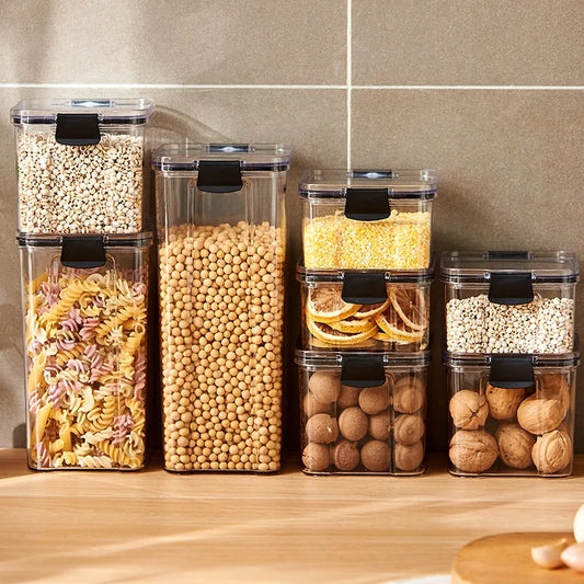 Airtight Pantry Storage Containers — Stackable Kitchen Canister Set