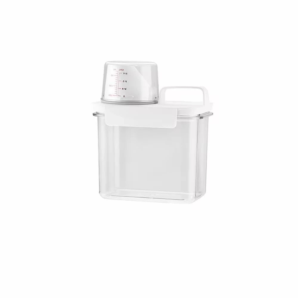 Airtight Laundry Detergent Dispenser — Powder & Liquid Storage Jar