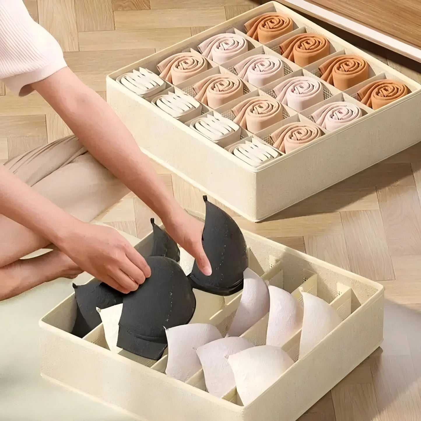 Foldable Underwear & Sock Organizer Box