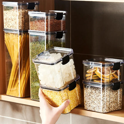 Airtight Pantry Storage Containers — Stackable Kitchen Canister Set