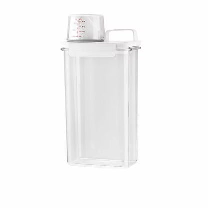 Airtight Laundry Detergent Dispenser — Powder & Liquid Storage Jar