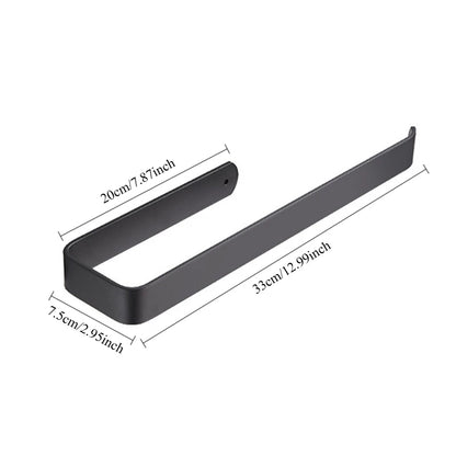 Wall-Mounted Tissue & Towel Holder — No-Drill Self-Adhesive Organizer