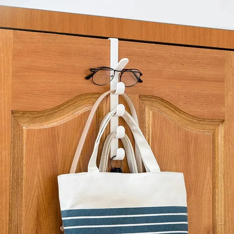 Over-the-Door 5 Hook Organizer Rack