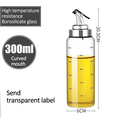 Glass Oil & Vinegar Dispenser — Kitchen Pour Bottle