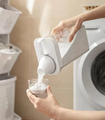 Airtight Laundry Detergent Dispenser — Powder & Liquid Storage Jar