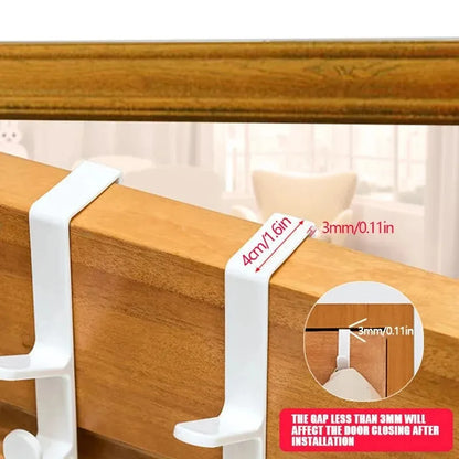 Over-the-Door 5 Hook Organizer Rack