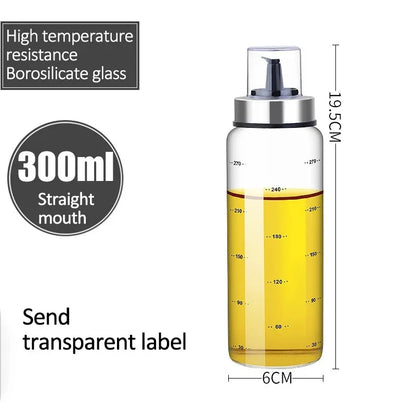 Glass Oil & Vinegar Dispenser — Kitchen Pour Bottle