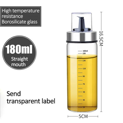 Glass Oil & Vinegar Dispenser — Kitchen Pour Bottle