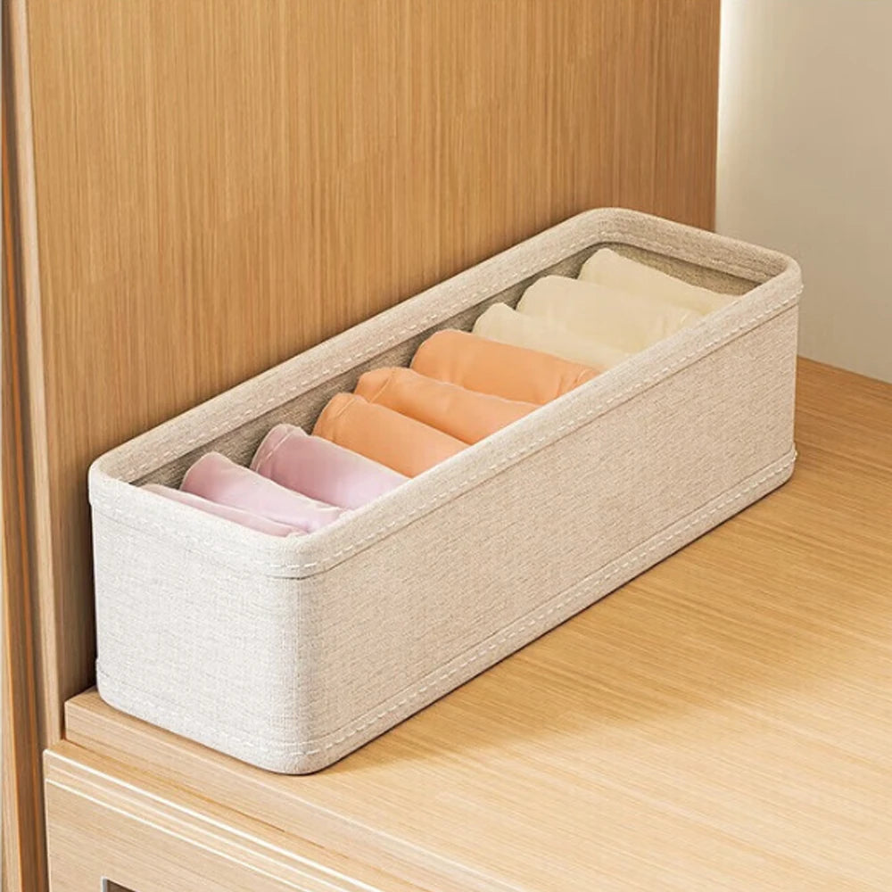 Fabric Drawer Organizer Set — Clothes & Sock Dividers