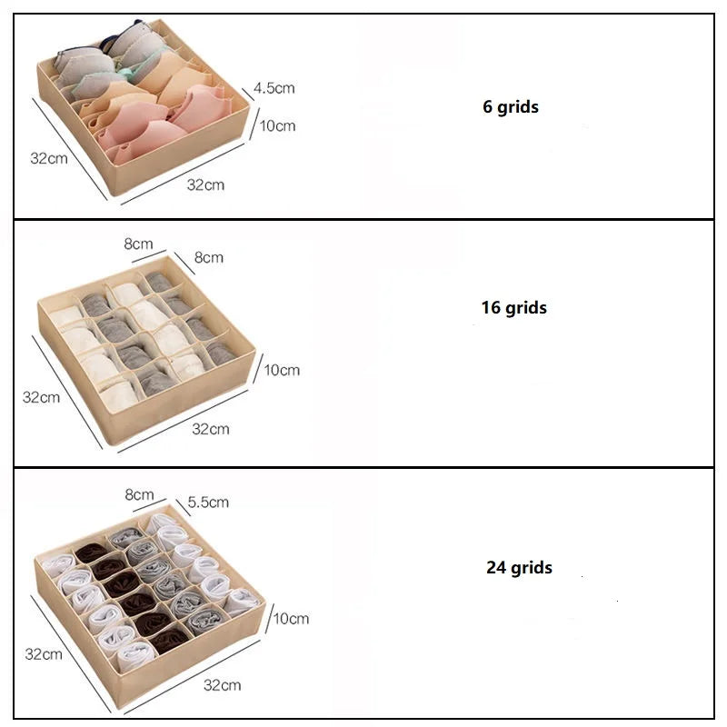 Foldable Underwear & Sock Organizer Box