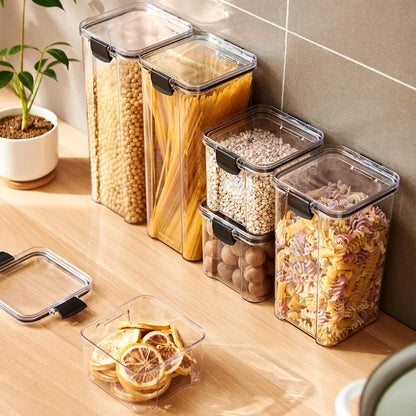 Airtight Pantry Storage Containers — Stackable Kitchen Canister Set
