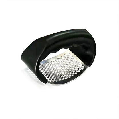 Stainless Steel Garlic Rocker — Manual Mincer & Crusher