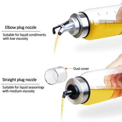 Glass Oil & Vinegar Dispenser — Kitchen Pour Bottle